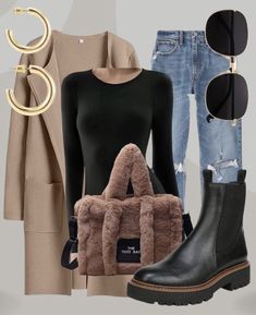 Amazon Outfit Ideas, Napa Trip, Dressy Outfit, Boots And Leggings, Holy Chic, Cardigan Outfit, Classic Style Outfits, Relaxed Outfit, Snow Outfit