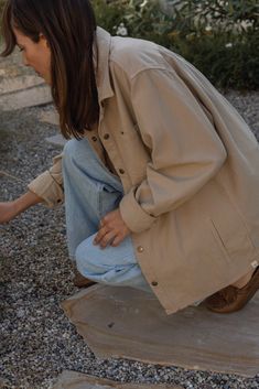 Our super popular unisex shirt-jacket NOW DYED FULLY BY THE EARTH. Our Collector's Shirt is one of our best sellers that is now back in stock and all dyed from botanicals. This shacket features brass snaps and has side welt pockets, front patch pockets, and inside pockets so you can collect ALL THE THINGS. Perfect as a shirt or sized up as a jacket. Casual Long Sleeve Organic Cotton Shirt, Relaxed Fit Long Sleeve Outerwear With Natural Dye, Cotton Long Sleeve Camp Shirt With Button Closure, Casual Organic Cotton T-shirt With Front Print, Vintage Organic Cotton T-shirt For Everyday, California Casual Style, Essential Wardrobe Pieces, Fall Outerwear, Ethical Clothing Brands