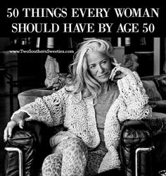 50 Things Every Woman Should Have By Age 50 1. An old boyfriend who makes you smile with melancholy when you remember him and an old boyfriend who makes you proud of how far you’ve come. 2. A… Aging Gracefully Quotes, Scrub Corpo, Age 50, Ageless Style, Catherine Deneuve, Ageless Beauty, Aging Well, Aging Gracefully, Self Respect