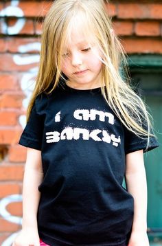 Fancy - I Am Banksy Tee by Hatch for Kids