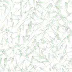 an abstract pattern made up of white and green lines on a white wallpaper background