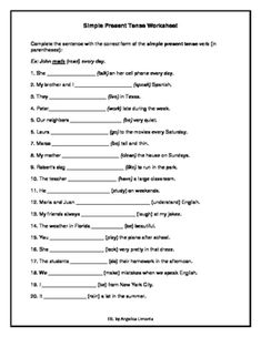 a worksheet with the words in english