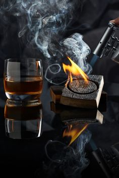 Smoked Whiskey, High Energy Foods, Cocktail Trends, Las Vegas Food, Vegas Food, Unique Drink, Cocktail Photography