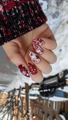 These Christmas Nails Nail Art Ideas – Get Ready to Shine! 💅. Get festive with these stunning Christmas Nails Nail Art ideas that will make your nails the talk of every holiday party! From elegant Christmas Gel Nails to chic Christmas Nails Acrylic, there\'s a look for everyone. 🎅✨ Want something fun and easy? Try Cute Christmas Nails or go with Christmas Nails Easy for a quick, stylish look. Bring on the Festival Nails and show off Her Nails with confidence. If you’re in a rush, Stick On Nai... Xmas Nail Designs, Christmas Tree Nails, Candy Cane Nails, Christmas Gel, Tree Nails, Winter Nails Acrylic, Christmas Nails Easy