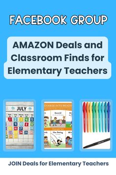 the front cover of an amazon deal for elementary teachers