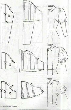 the instructions for how to make an origami shirt with sleeves and collars