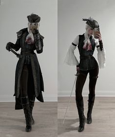 Bloodborne Cosplay, Lady Maria, Bloodborne Art, Human Poses Reference, Bloodborne, Aesthetic People, Human Poses, Fantasy Clothing, Dark Souls