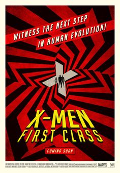 the poster for x - men first class