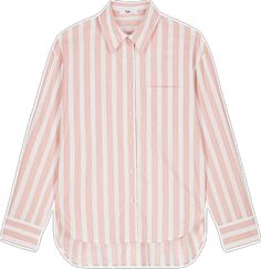 Summer Shirt With Fold Down Collar, Trendy Daywear Blouse With Pockets, Collared Shirt With Cuffed Sleeves For Daywear, Oversized Cotton Shirt With Striped Collar, Trendy Shirt With Shirttail Hem For Daywear, Trendy Collared Shirt For Daywear, Oversized Long Sleeve Shirt With Striped Collar, Trendy Shirt With Pockets For Daywear, Trendy Daywear Shirt With Pockets