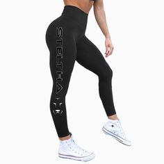 Steltha Women’s Leggings Style Name: Overcast Seamless Butt Lift Naked Feel Squat Proof Compression High Waist Tummy Control 90% Nylon+10% Spandex Sizing Guide: S=Us 4 / M=Us 6 / L=Us 8 / Xl=Us 10 Sold Exclusively On Poshmark **** Price Is Firm At $68.00 *** Fitted Gym Bottoms With Letter Print, Stretch Leggings With Letter Print, Fitted Black Leggings With Letter Print, Stretch Yoga Bottoms With Letter Print, Stretch Bottoms With Letter Print For Yoga, Leggings Style, Athletic Workout, Leggings Women, Athlete Workout