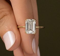 Emerald Cut Moissanite Solitaire Engagement Ring, Bridal Wedding Ring, Double Claw Prongs, Promise Gifts, Ring For Women, Single Stone Ring, Emerald Cut Solitaire Engagement Ring, Elongated Cut Wedding Ring, Double Claw Prong Ring For Women, Unique Promise Ring, Double Prong 3ct Emerald Cut Moissanite Ring, Engagement Diamond Ring, Solitaire Ring, Promise Ring Personalized Gift for Women. ✤Material Details✤ ⇒Base Metal: Sterling Silver ⇒Metal Purity: 925 ⇒Stamping: S925 ⇒Plating Option: White Go Double Prong Engagement Ring, Emerald Solitaire Engagement Ring, Wedding Ring Solitaire, Emerald Cut Solitaire, Unique Promise Rings, Emerald Cut Ring, Ring Emerald Cut, Single Stone Ring, Prong Ring