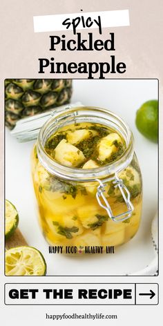 Indulge in the captivating taste of pickled pineapple with a unique twist. These spicy refrigerator pickles give your dishes a burst of flavor like no other. Love exploring bold flavors? Look no further! The pickled pineapple recipe is a perfect combination of sweet and heat that will enhance any meal. 
| Pineapple Pickle Recipe | sweet and spicy pickled pineapple | Pickled Pineapple Recipe|