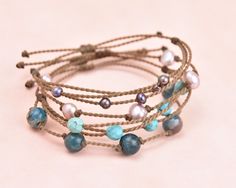 Not sure where to start your Tula Blue bracelet stack? You’ve come to the right place. Sit back, relax, & let us stack for you! Shop our curated collection of tried & true bracelet stacks.This 'Midnight Swim' Bracelet Stack includes:1. Apatite 8mm ($45)2. Peacock Pearl Riptide ($45)3. Faceted Turquoise Riptide ($45)4. Blush Pearl Medium Baroque ($40)- Signature hand-spun Tula Blue ROPE- 100% waterproof, kid-proof, life-proof- One-size-fits-all sliding knot closure for custom fitOne more thing: D Adjustable Stacked Blue Bracelets, Adjustable Blue Stackable Wrap Bracelet, Adjustable Multi-strand Hand-strung Bracelets, Stacked Adjustable Beaded Bracelets, Bohemian Style Adjustable Bracelet For Layering, Adjustable Stackable Turquoise Wrap Bracelet, Adjustable Hand Wrapped Beaded Bracelets For Layering, Adjustable Hand Wrapped Beaded Bracelets, Adjustable Stackable Beaded Bracelets For Layering