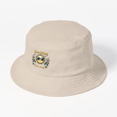 This packable, scrunchable, lightweight headwear classic is ready for adventure, from the beach to the street to the trail Breathable 100% cotton with eyelet ventilation Flat top Moderate brim is 2.2"" (5.5 cm) wide to keep the sun off your face Unstructured crown is 3.1"" (8 cm) deep Easy care: just spot clean and dry in shade. Flower shop Stag Beer, Jackson Browne, Jim Beam, Hats For Sale, Flats Top, The Trail, Hat Designs, Dad Hats, Bucket Hat