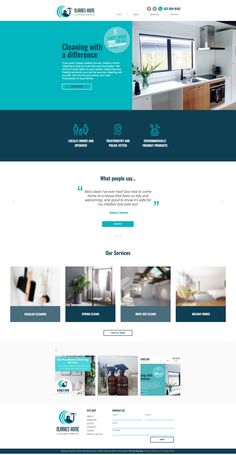 the homepage design is clean and ready to be used in any kind of business