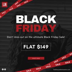 The wait is over! Our ultimate Black Friday Sale is here! 🔥

Get FLAT $149 on all your favorite leather jackets. Timeless style, unbeatable prices. 🖤

⏳ Don’t wait—these deals won’t last long! Leather Jackets For Men, Jackets For Men, Biker Leather, Friday Sale, Leather Jacket Men, Mens Street Style, Black Friday Sale