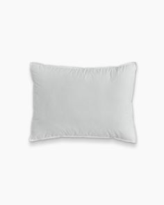 a white pillow on a white background