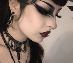 Goth Eye Makeup, Punk Makeup, Alt Makeup, Swag Makeup, Alternative Makeup, Indie Grunge, Gothic Makeup, Goth Makeup, Dark Makeup