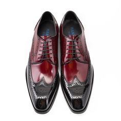 Carved Lace Up Oxfords Wing Tip Brogue Formal Dress Mens Real Leather Shoes Size HOT New Fashion Boys Males Punk Gothic Mens Casual Oxfords Low Tip Shoes Specifications: ★ Heel Height:  About  CM /  Inch ★ Shaft Height:  About  CM /  Inch ★ Width: Medium (B, M) ★ Available Sizes: EUR 38 39 40 41 42 43 44 45 46 47 48/  US6,7,7.5,8.5,9,10,10.5,11,11.5,12,12.5 ☆ Material:Outside:                       Inside: Lining:  Our shipping personnel may sometimes be careless, if any problem after receiving the item， please contact me first by eBay MESSAGE for a resend or refund. We send shoes by EUR Size or Foot Length （eg. If you ordered US7.5=UK6.5=EUR40=250MM,the shoes tag is "40" or "250") Men's Shoes Size Chart   US      UK     EUR       Length(CM) 38 23.6-24 39 24.1-24.5 40 24.6-25 41 25.1-25.5 Red Dress Shoes Men, Square Toe Shoes, Leather Formal Shoes, Party Fits, Formal Shoes For Men, Business Formal, Formal Business, Leather Shoes Men, Derby Shoes