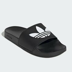 Men's adidas Orignals Adilette Lite Slide Sandals Black White New Various Sizes Adidas Sandals, Adidas Shoes Mens, Mens Shoes Sandals, Adidas Adilette, Mens Slides, Red Sandals, Red Adidas, Slides Shoes, Adidas Black