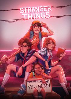 the poster for netflix's new show, strange things