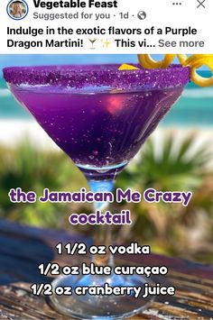 the jamaican me crazy cocktail is on twitter