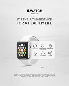 an advertisement for the apple watch