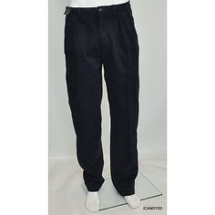 Polo Ralph Lauren Classic Fit Pleated Pants Size 32-34 Waist - 32" Inseam - 33" Rise Front - 10.5" Rise Back - 16" Hips - 46" Leg Opening - 16" * Standard-Rise Waist With Belt Loops * Double Forward Pleats, Zip Fly With Button Closure And Concealed Buttoned Tab * Straight Leg * Side-Seam Pockets * Welt Pockets At The Back With Button-Through Closure * 100% Cotton * Machine Washable * Imported * Color: Aviator Navy * Brand New With Tag High Waist Cotton Dress Pants With Relaxed Fit, High Waist Relaxed Fit Cotton Dress Pants, Business Casual Denim Bottoms With Tapered Leg, Business Casual Tapered Leg Denim Bottoms, Business Casual Denim Bottoms With Pockets, Business Casual Denim Pants With Pockets, Business Casual Cotton Jeans, Business Casual Full-length Cotton Jeans, Denim Bottoms With Pockets For Business Casual