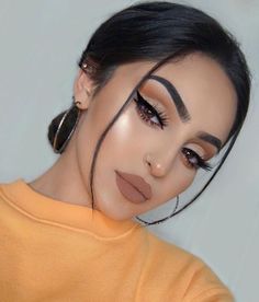 Microbladed Brows, Prom Makeup Looks, Full Makeup, Eyeliner Styles, Beauty Make-up