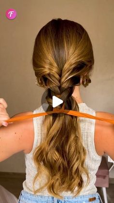 Fabiosa Beauty 💄Content Owners on Instagram: "SEE MORE VIDEOS LIKE THIS ON OUR FACEBOOK PAGE (link in profile BIO) 💄✨
Cute and romantic ribbon hairstyle. Charming ribbon style for your hair 
#FabiosaBeauty #HairTutorial #RomanticStyle #CuteHair #HairstyleIdeas" Hair Ribbons Hairstyles, World Hair, Ribbon Style, Romantic Hairstyles, Latest Hair Trends, Ribbon Hairstyle, Hair Ribbons, Creative Hairstyles, Face Hair