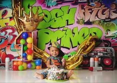 Fresh Prince Photoshoot Ideas, Fresh Prince Birthday Party Outfit, Fresh Prince Theme Party, Fresh Prince First Birthday Party, Fresh Prince 1st Birthday Party, Fresh Prince Cake, Mario Photoshoot, Fresh Prince Birthday Party, Fresh Prince Theme