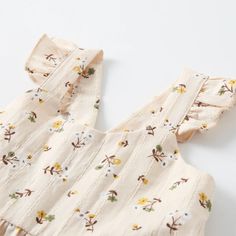 Made from Organic Cotton: An eco-friendly, breathable, and hypoallergenic fabric that’s gentle on delicate skin. Care Instructions: Machine wash on a gentle cycle, tumble dry on low. A Thoughtful Gift: Ideal for birthdays, holidays, or any day you want to make extra special for the little one in your life. Spring Floral Print Sundress For Playdate, Spring Floral Sundress For Playdate, Summer Playwear Dress With Flutter Sleeves, Summer Flutter Sleeve Dress For Playwear, Spring Sundress With Ruffles For Playdate, Cotton Sundress With Flutter Sleeves For Spring, Cute Cotton Sundress For Spring, Cotton Floral Print Sundress For Playtime, Beige Cotton Sundress For Spring