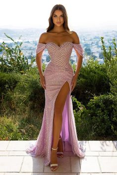 Looking for Evening Dresses,Prom Dresses in Sequined style, and dreamful work? www.babyonlinedress.co.uk has all covered on this fashion Luxury Off-the-shoulder Sweetheart Sequins Crystal Split Floor-length Mermaid Prom Dress. Pink Prom Dresses Mermaid, Glitter Prom Dress, Mermaid Ball Gown, Mermaid Prom Dress, Pink Prom Dress, Pink Formal Dresses, Sequin Prom Dress, Elegant Prom Dresses, Pink Prom