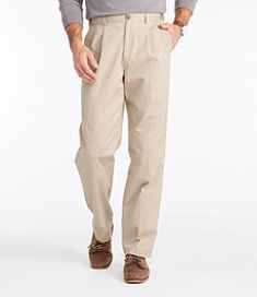 #LLBean: Men's Wrinkle-Free Double L® Chinos, Natural Fit Hidden Comfort Pleated Casual Fitted Bottoms With Pleated Waist, Spring Pleated Khaki Bottoms, Khaki Pleated Bottoms For Fall, Pleated Khaki Bottoms For Fall, Fall Pleated Khaki Bottoms, Casual Fitted Pants With Pleated Waist, Casual Beige Pleated Bottoms, Casual Beige Pleated Pants, Casual Pleated Beige Pants