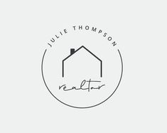 the logo for a real estate agent, julie thomas som's realtor