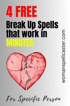 Karma Spells That Work Witchcraft, Spell For Breakup, Luck Spells That Work, Get Over Someone Spell, Witchcraft Breakup Spell, Breaking Bonds Spell, Break A Couple Up Spell, Breakup Spell Jar, Hex Ex Boyfriend Spell