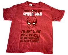 This is for the shirt shown in size chosen, pick shippingShippers NoteS-0441M-0443XL-0464 Red Crew Neck, Save The World, Marvel Fan, Crew Neck Shirt, Boys T Shirts, Marvel Universe, Neck Shirt, Christmas List, Red Color