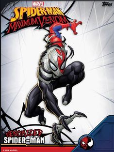 the cover to spider - man maximum ver vol 1, featuring an animated character