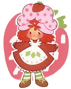 Strawberry Shortcake Matching Pfp For 2, Strawberry Art, Plus Size Art, Strawberry Shortcake Recipes