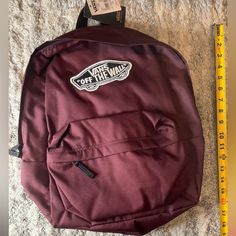 Brand New With Tags. 100% Authentic Vans Rectangular Bag For Everyday, Vans Rectangular Bag For Daily Use, Vans Backpack For School, Vans Standard Backpack For Daily Use, Casual Vans Backpack For Everyday Use, Casual Vans Backpack For Daily Use, Vans Everyday Backpack, Vans Casual Bag With Adjustable Strap, Vans Casual Bags For Daily Use