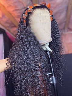 Undetectable Lace Virgin Human Hair Deep Curly 360 Lace Frontal Wig CF – chinalacewig Nb Hair, Hairstyles For Baddies, Artistic Makeup Looks, Curly Hairstyles Long, Silk Base Wig, Best Human Hair Extensions, Curly Lace Wig, Curls For The Girls, Long Hair Wigs