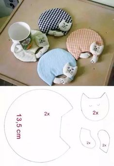 an image of sewing instructions for baby bibs