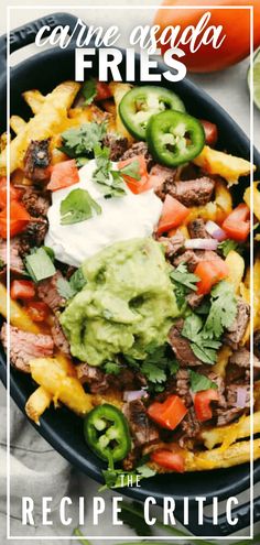 an image of a plate of mexican food with guacamole