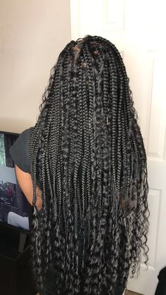 Goddess Braids Waist Length, Goddess Braids Dess Dior, Knowles’s Goddess Box Braids, Godess Breads Hairstyle, Jungle Distress Box Braids, Crochet Box Braids, Black Wedding Hairstyles, Magic Hair, Hair Tips Video