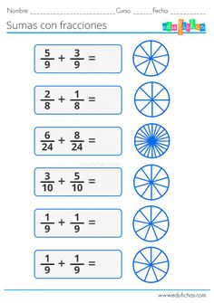 the printable worksheet for adding fraction numbers