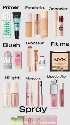 Bentuk Alis, Types Of Makeup, Makeup To Buy, Makeup Looks Tutorial, Makeup Items, Girls Makeup