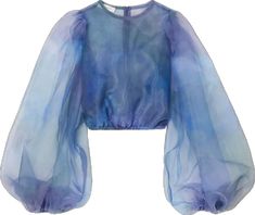 Organza Tops, Organza Blouse, Organza Top, Blouse Purple, Fashion Tops Blouse, Jennifer Fisher, Fashion And Design, Bandeau Top, Fashion Tops