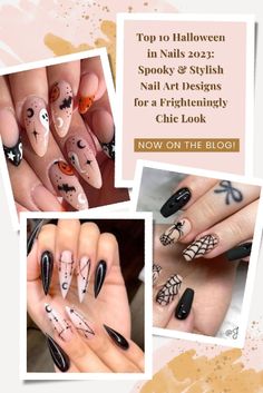 Elevate your Halloween look with our "Top 10 Halloween Nails 2023" blog. Explore the latest in spooky and stylish nail art designs, perfect for creating a frightfully chic look this Halloween. From haunting hues to intricate silhouettes, we've curated the best ideas to help you stand out at any ghoulish gathering. Unleash your scream chic style and get ready to make a statement with these captivating nail designs that promise to turn heads and spark conversations. Halloween Nail Designs, Halloween Looks, Halloween Art, Nail Trends