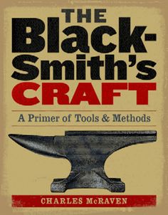 the black smith's craft book cover with an image of a hammer on it