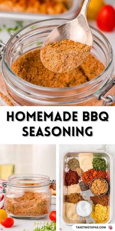 Make your own BBQ Seasoning spices from your own pantry! Perfect for summer grilling or spicing up a boring meal during the week! #BBQSeasoning #SpiceRub #Salt #Rub #Recipe #homemade #chicken